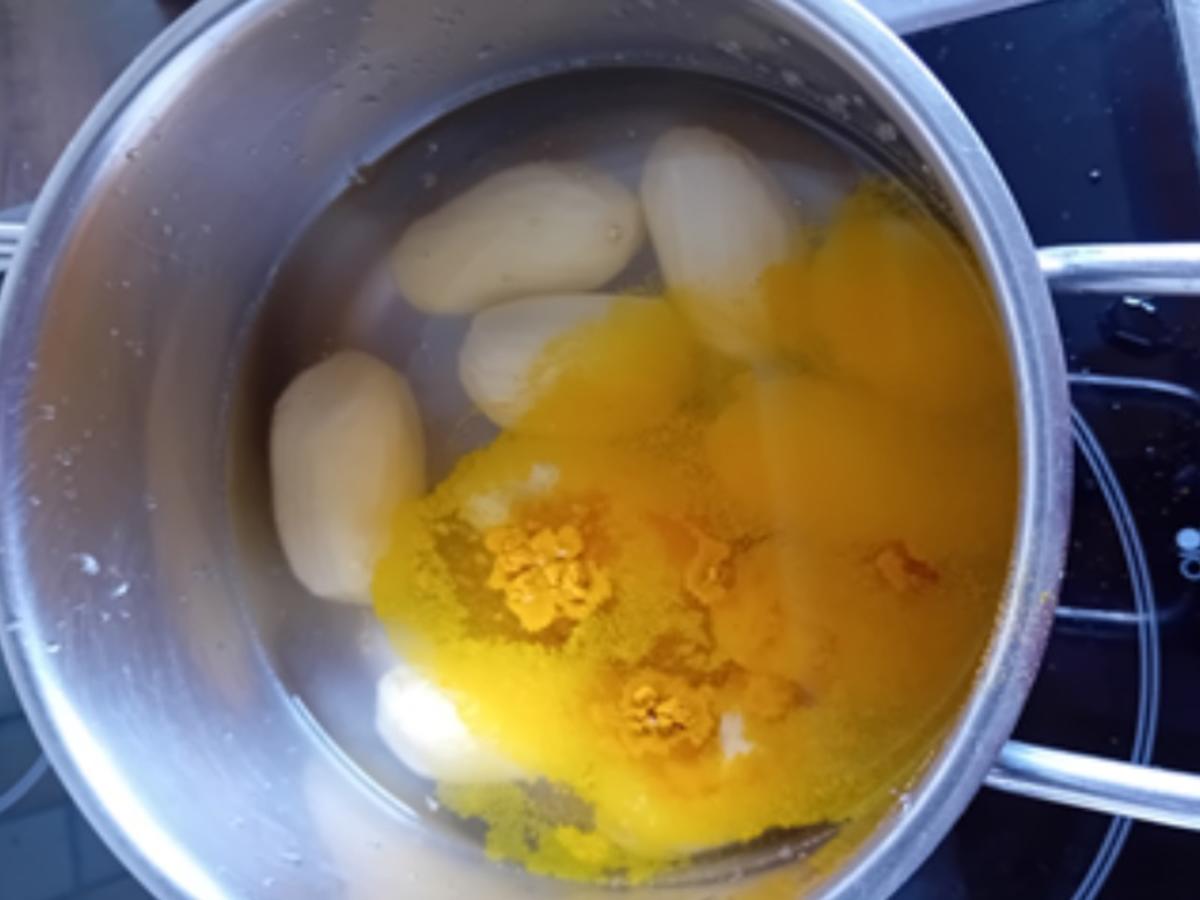 Lachsforelle aus dem Backofen mit Drillingen und Sahne-Meerrettich - Rezept - Bild Nr. 7