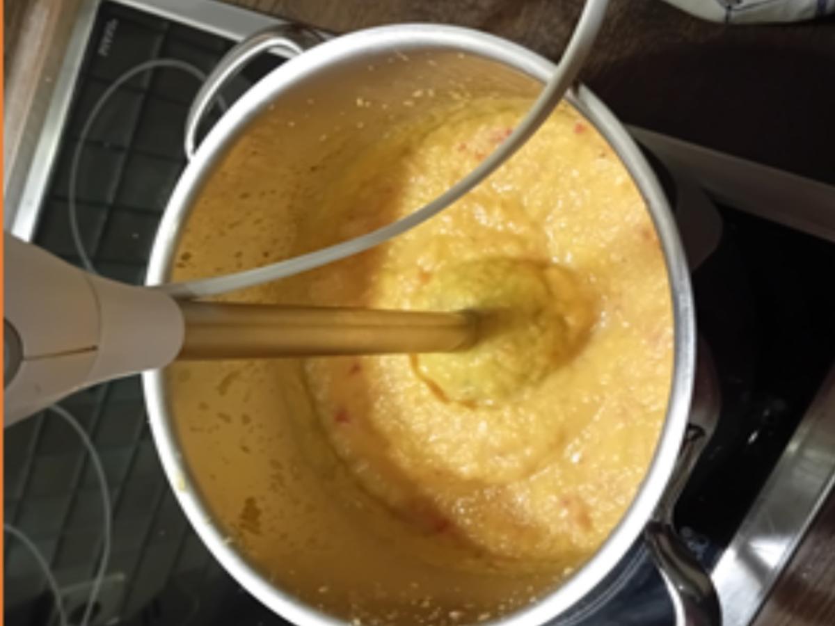 Rezept: Zanderfilet mit Kürbispüree, Drillingen und gerösteter Paprika Bild Nr. 17604 Zanderfilet mit Kürbispüree, Drillingen und gerösteter Paprika - Rezept - Bild Nr. 17604