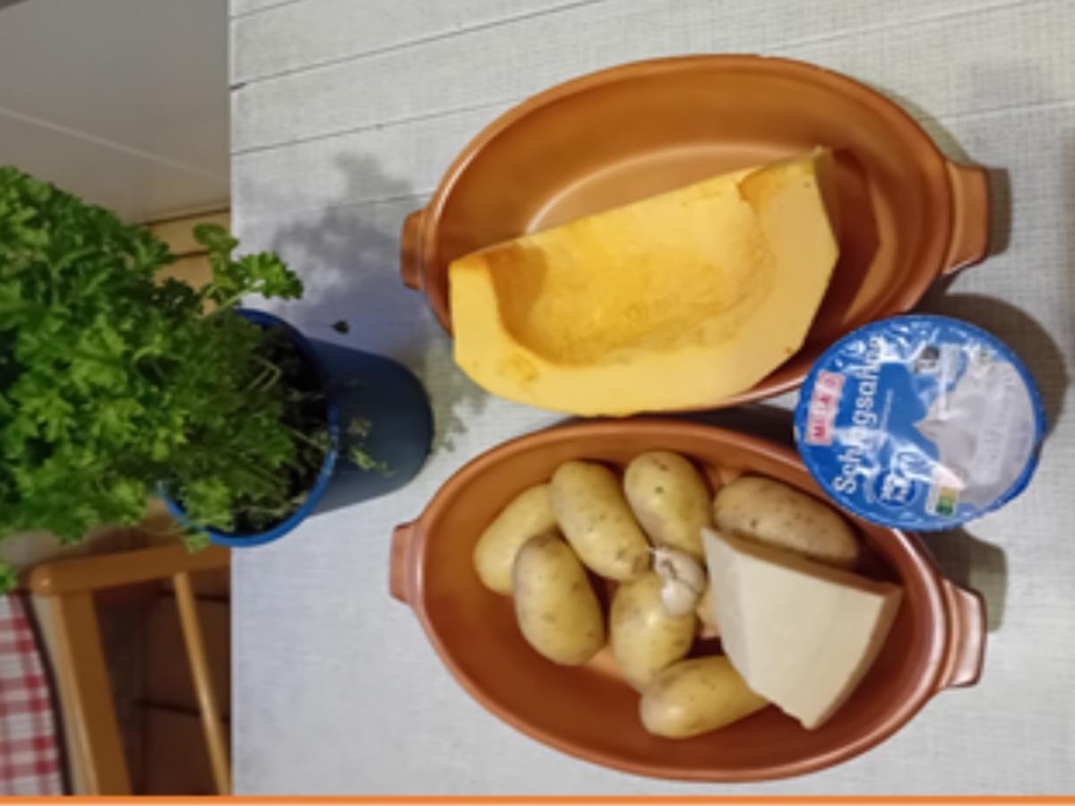 Hokkaido-Kürbis-Kartoffel-Gratin - Rezept - Bild Nr. 17599