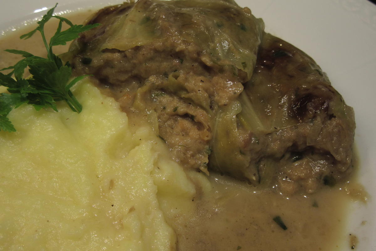 Rezept: Geflügel: Hühnerfarce im Spitzkohl Bild Nr. 17598 Geflügel: Hühnerfarce im Spitzkohl - Rezept - Bild Nr. 17598