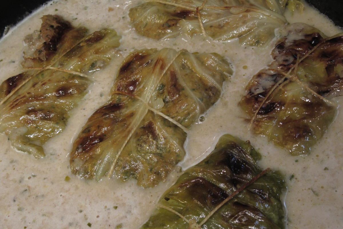 Rezept: Geflügel: Hühnerfarce im Spitzkohl Bild Nr. 17604 Geflügel: Hühnerfarce im Spitzkohl - Rezept - Bild Nr. 17604