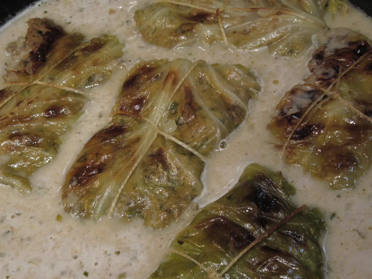 Geflügel: Hühnerfarce im Spitzkohl - Rezept - Bild Nr. 17604