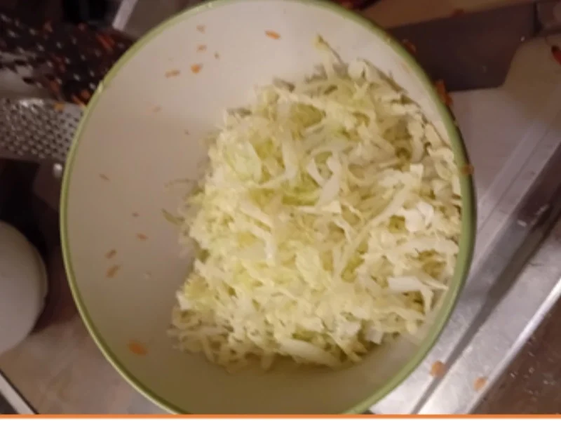 Weißkohl-Gemüse-Puffer mit pikanten Dip - Rezept - Bild Nr. 17602