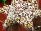 Weichnachtsstern mit Schneeflocken - Rezept