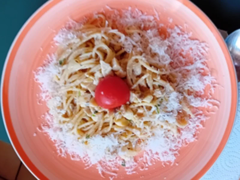 Spaghetti mit Steinpilz-Rahm-Sauce - Rezept - Bild Nr. 2