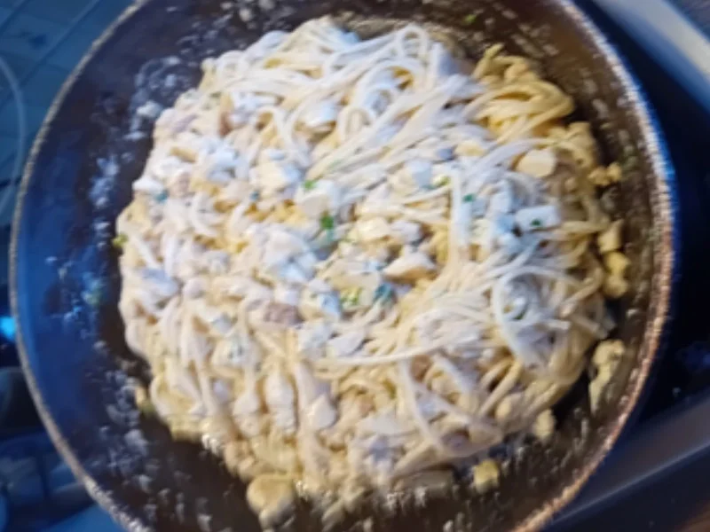 Spaghetti mit Steinpilz-Rahm-Sauce - Rezept - Bild Nr. 11