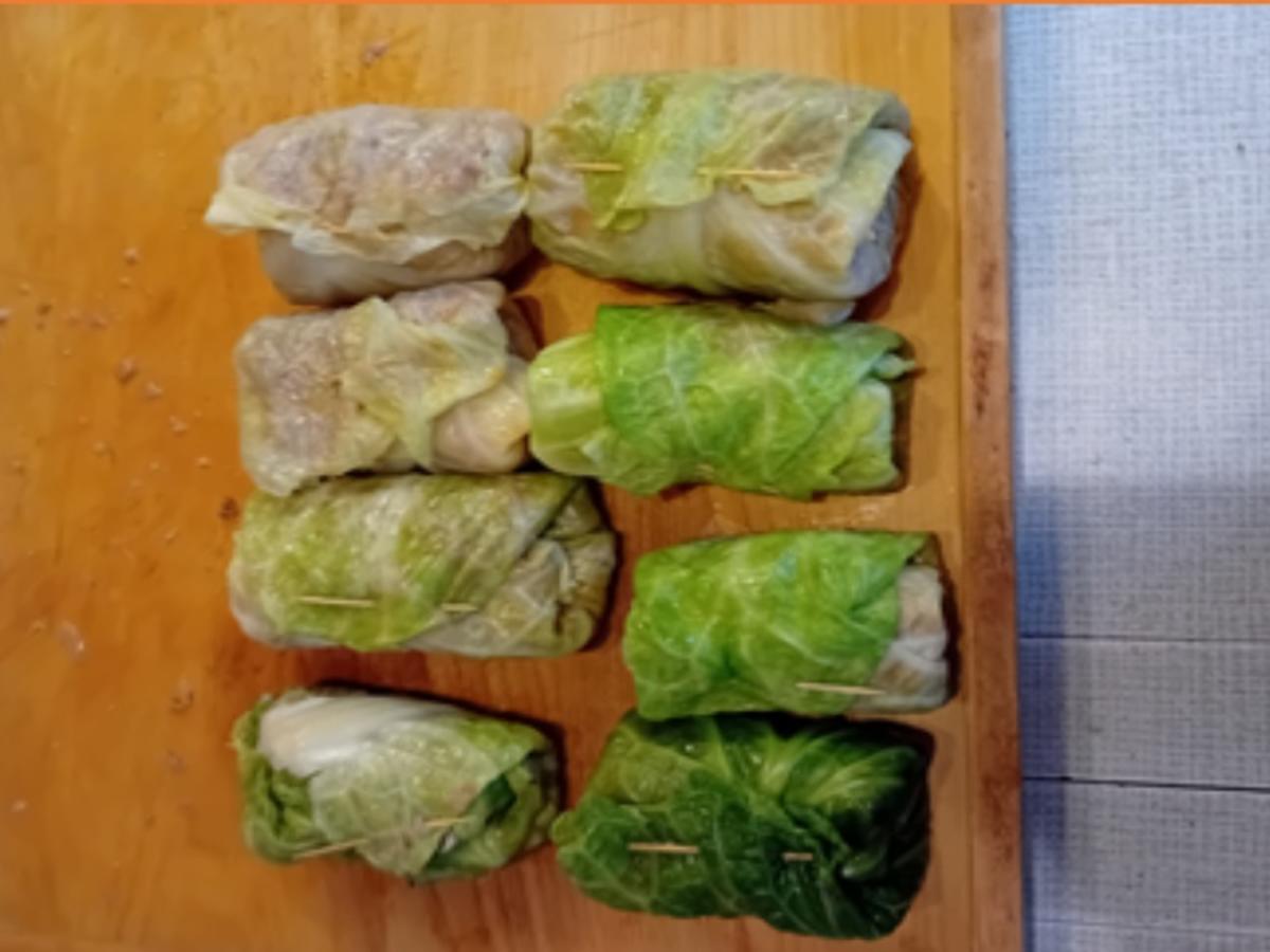 Wirsingrouladen mit Drillingen - Rezept - Bild Nr. 9