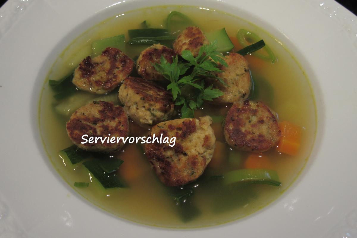 Rezept: Geflügel: Hühnerklößchen Bild Nr. 17598 Geflügel: Hühnerklößchen - Rezept - Bild Nr. 17598