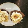 Sauerkraut-Hüttenkäse Snack auf Roggen-Nuss-Sauerteigbrot - Rezept - Bild Nr. 17598
