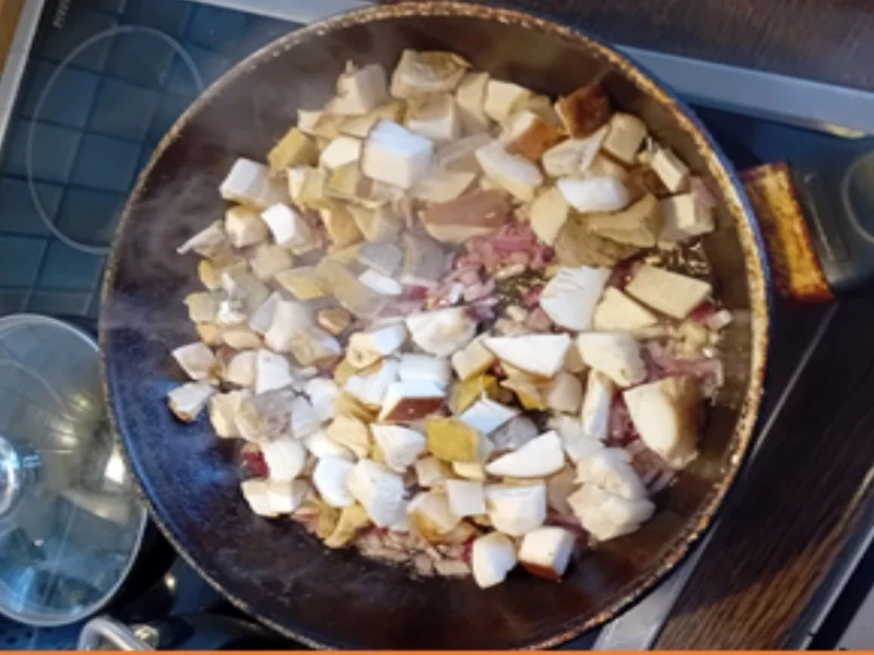 Rahmsteinpilzpfanne mit schwäbischen Bandnudeln - Rezept - Bild Nr. 17605