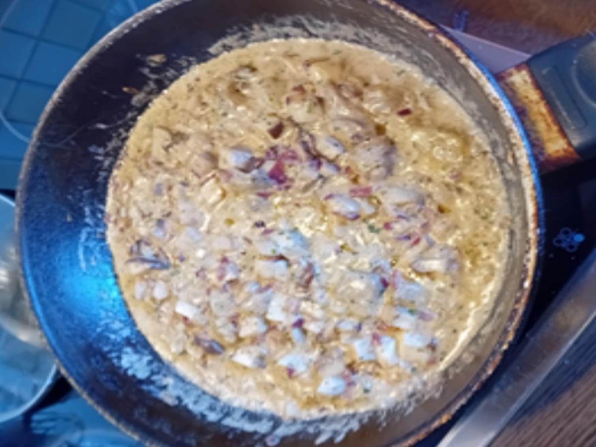 Rahmsteinpilzpfanne mit schwäbischen Bandnudeln - Rezept - Bild Nr. 17607