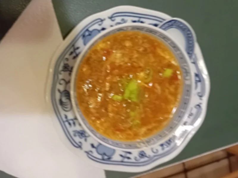 Süß-saure-scharfe Suppe mit asiatischer Note - Rezept - Bild Nr. 17598