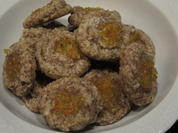 Rezept: Plätzchen: Mandelmakronen mit Orangenmarmelade Bild Nr. 17598 Plätzchen: Mandelmakronen mit Orangenmarmelade - Rezept - Bild Nr. 17598