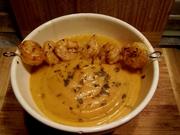 Butternusskürbis- Brei mit Garnelenspieß - Rezept - Bild Nr. 2