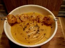 Butternusskürbis- Brei mit Garnelenspieß - Rezept - Bild Nr. 2