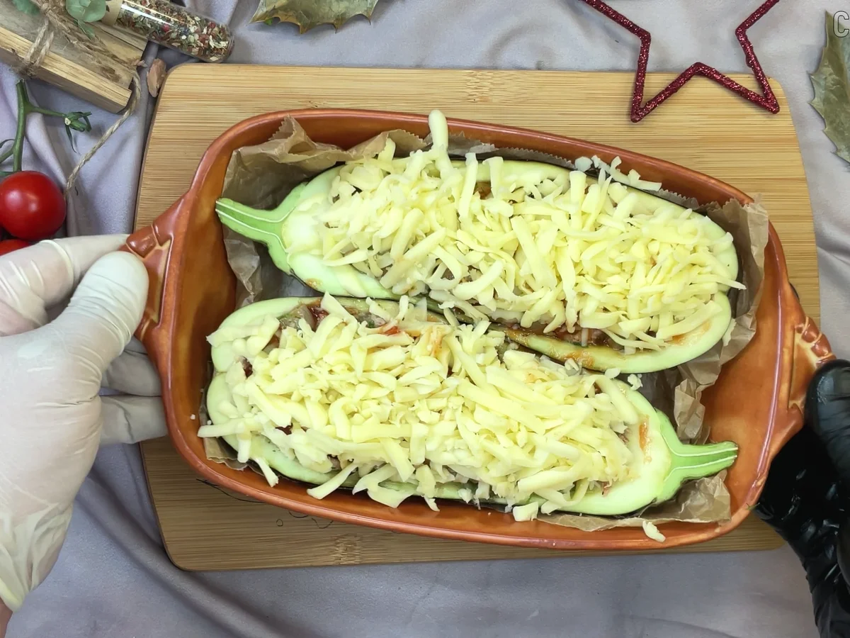 Rezept für im Ofen gebackene Aubergine - Rezept - Bild Nr. 17612