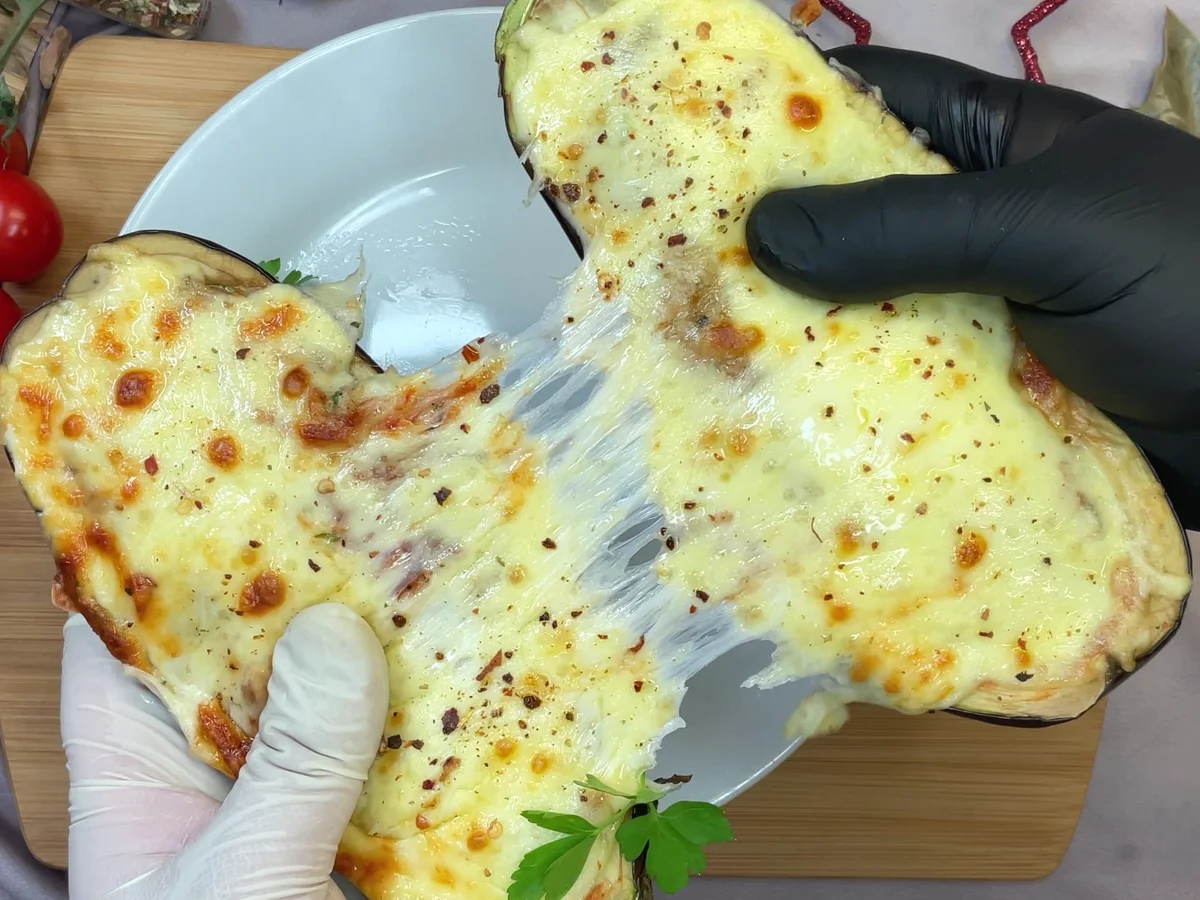 Rezept für im Ofen gebackene Aubergine - Rezept - Bild Nr. 17613