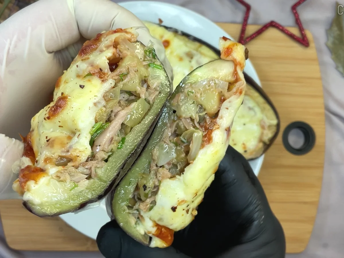 Rezept für im Ofen gebackene Aubergine - Rezept - Bild Nr. 17614