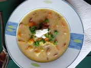Möhren-Kartoffel-Suppe mir Würstcheneinlage - Rezept - Bild Nr. 2