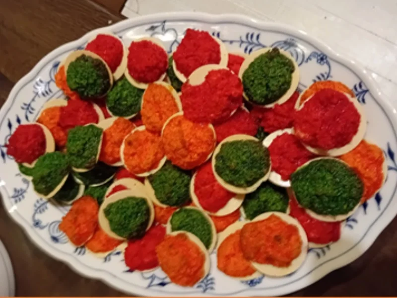 Weihnachtliche Ampel-Makronen - Rezept - Bild Nr. 17605