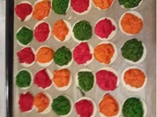 Weihnachtliche Ampel-Makronen - Rezept - Bild Nr. 17608