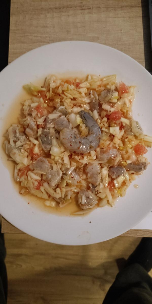 Pikante Alpengarnele mit Fenchel und Grapfruit - Rezept - Bild Nr. 2