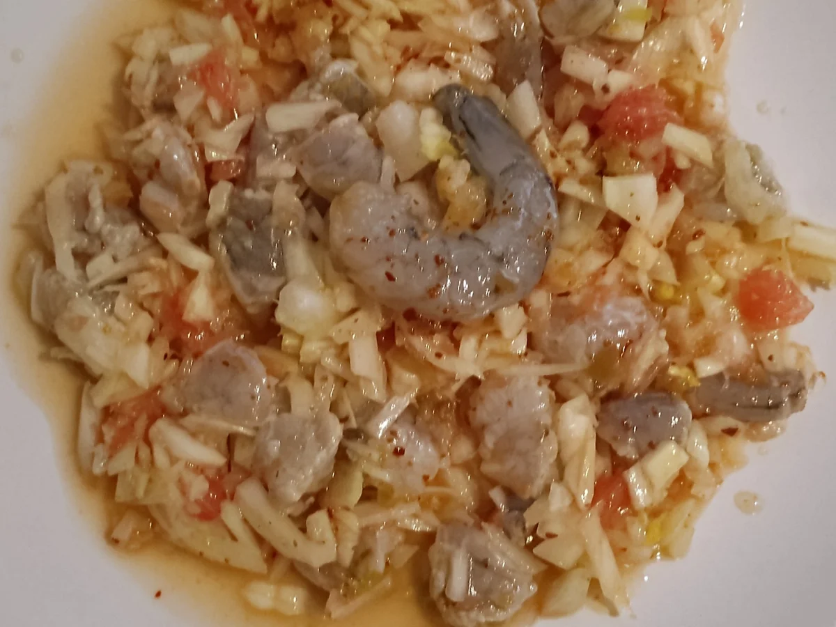 Pikante Alpengarnele mit Fenchel und Grapfruit - Rezept - Bild Nr. 2