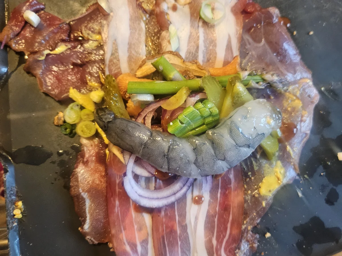 exotische Surf and Turf Roulade - Rezept - Bild Nr. 2