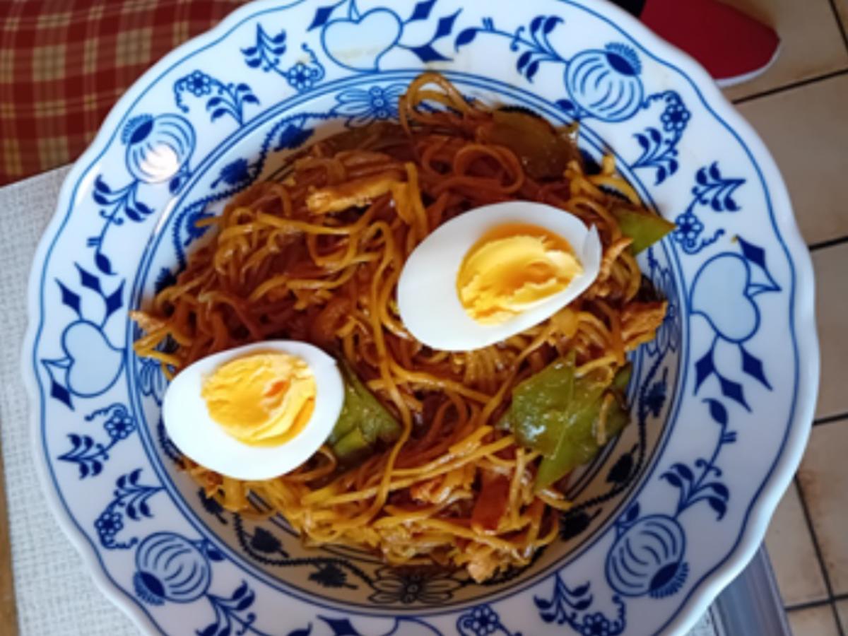 Indonesisches Nudel-Curry mit Hähnchenbrustfilet - Rezept - Bild Nr. 12