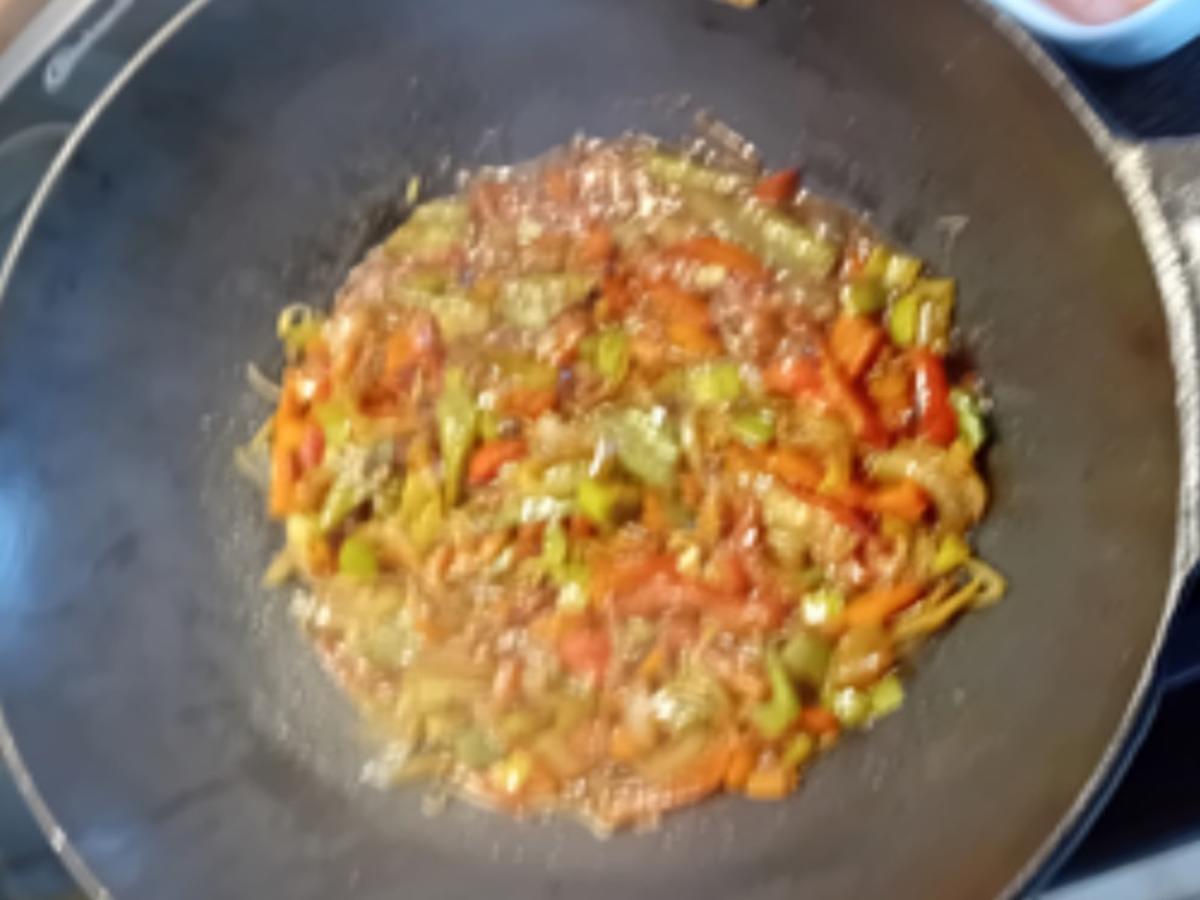 Nasi Goreng mit Garnelen mit Gemüsemix - Rezept - Bild Nr. 17615