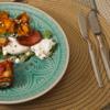 Zucchini-Röllchen, Möhren, Burrata und Pfirsich - Rezept - Bild Nr. 2