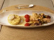 Lachsfilet mit confierten Tomaten und Zitronenrisotto - Rezept - Bild Nr. 2