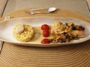 Lachsfilet mit confierten Tomaten und Zitronenrisotto - Rezept - Bild Nr. 2