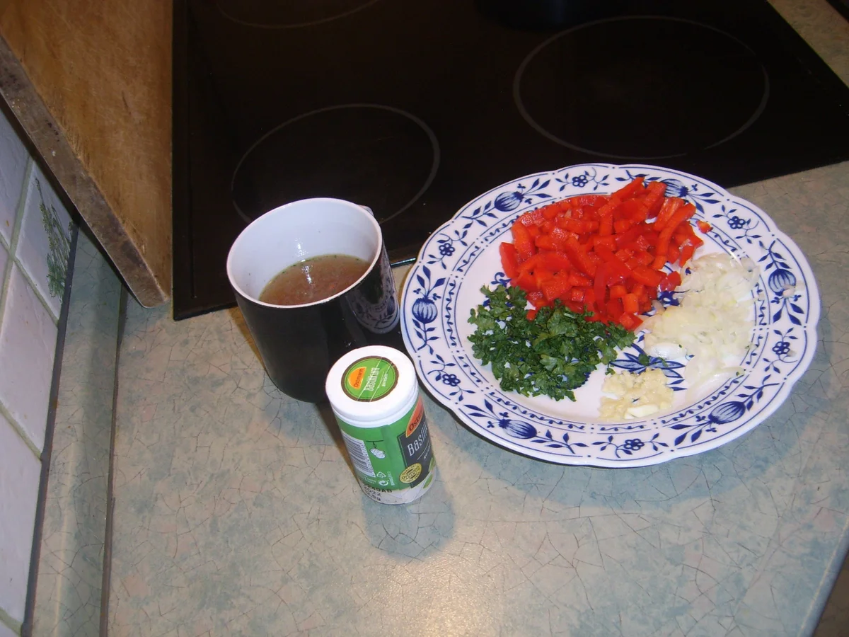 Rezept: Nudeln mit Paprika Käsesoße Bild Nr. 17612 Nudeln mit Paprika Käsesoße - Rezept - Bild Nr. 17612