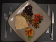 Pizzataschen mit Burrata, Limoncello-Schinken, Cantaloup-Melone - Rezept - Bild Nr. 17609