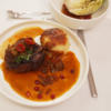 Ossobuco vom Moggala, Gratin von der Grumbiere und Coeur de salade mit Vinaigrette - Rezept - Bild Nr. 2