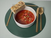 Wassermelonen-Gazpacho mit Focaccia - Rezept - Bild Nr. 17610