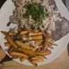 Rinderrostbraten mit Cremechampignongs und selbstgemachten Pommes - Rezept - Bild Nr. 2