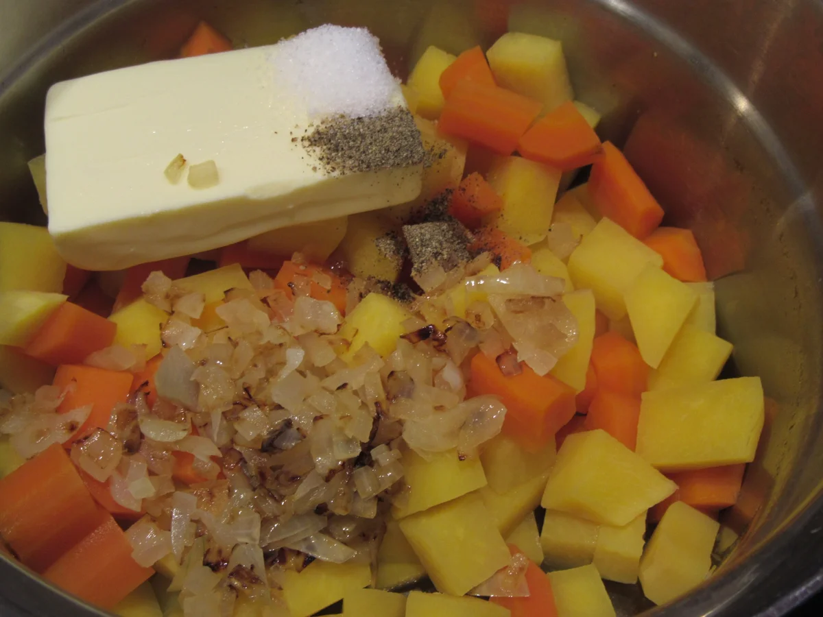 Gemüse: Steckrüben-Karotten-Püree - Rezept - Bild Nr. 5