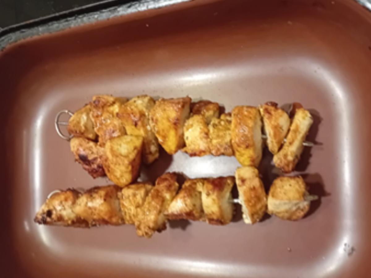 Hähnchenbrustfilet-Spieß mit pikanten Schmorgemüse-Mix - Rezept - Bild Nr. 7