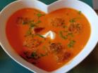 Tomaten-Paprika-Suppe mit Toastbrotcroutons - Rezept - Bild Nr. 17610