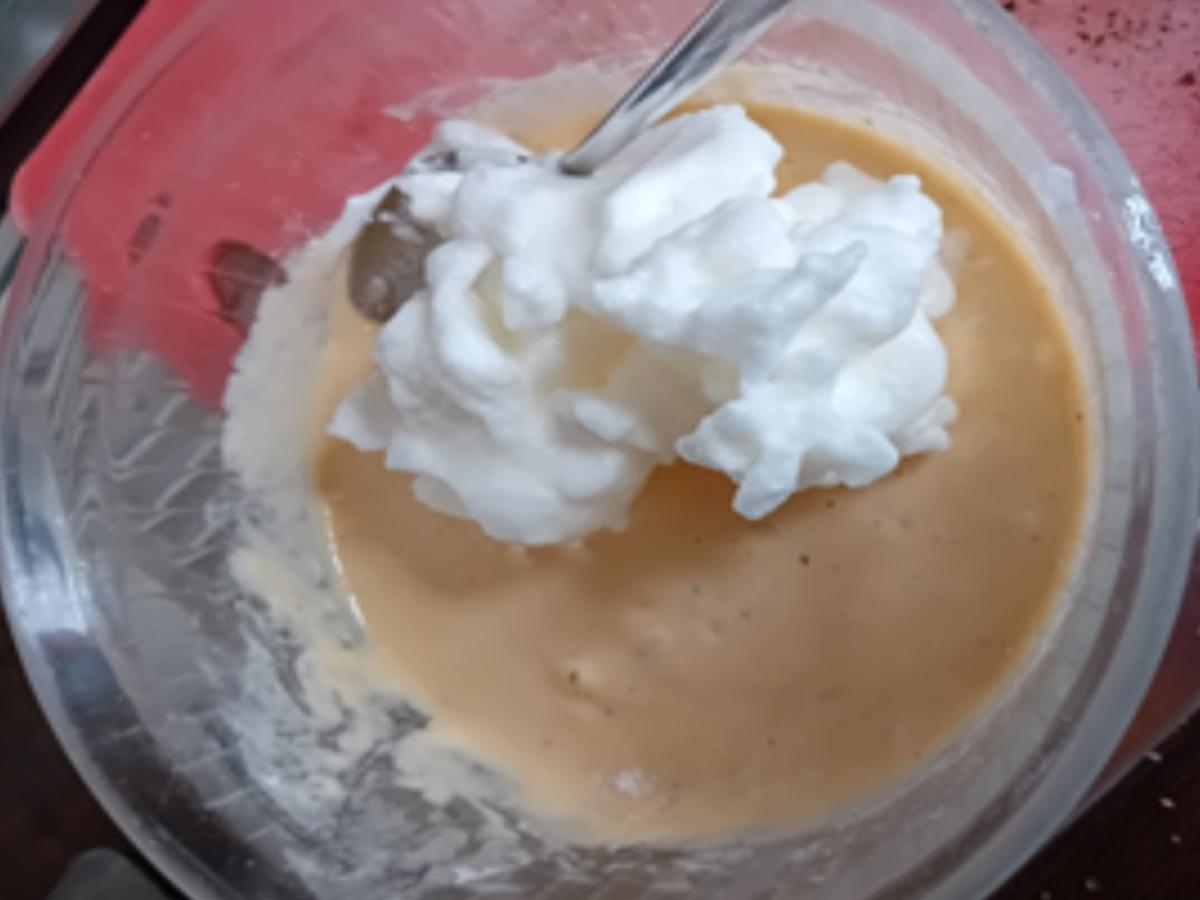 Kabeljaufilet im Bier-Teig mit Pommes-Frites und Rote-Bete-Salat - Rezept - Bild Nr. 4