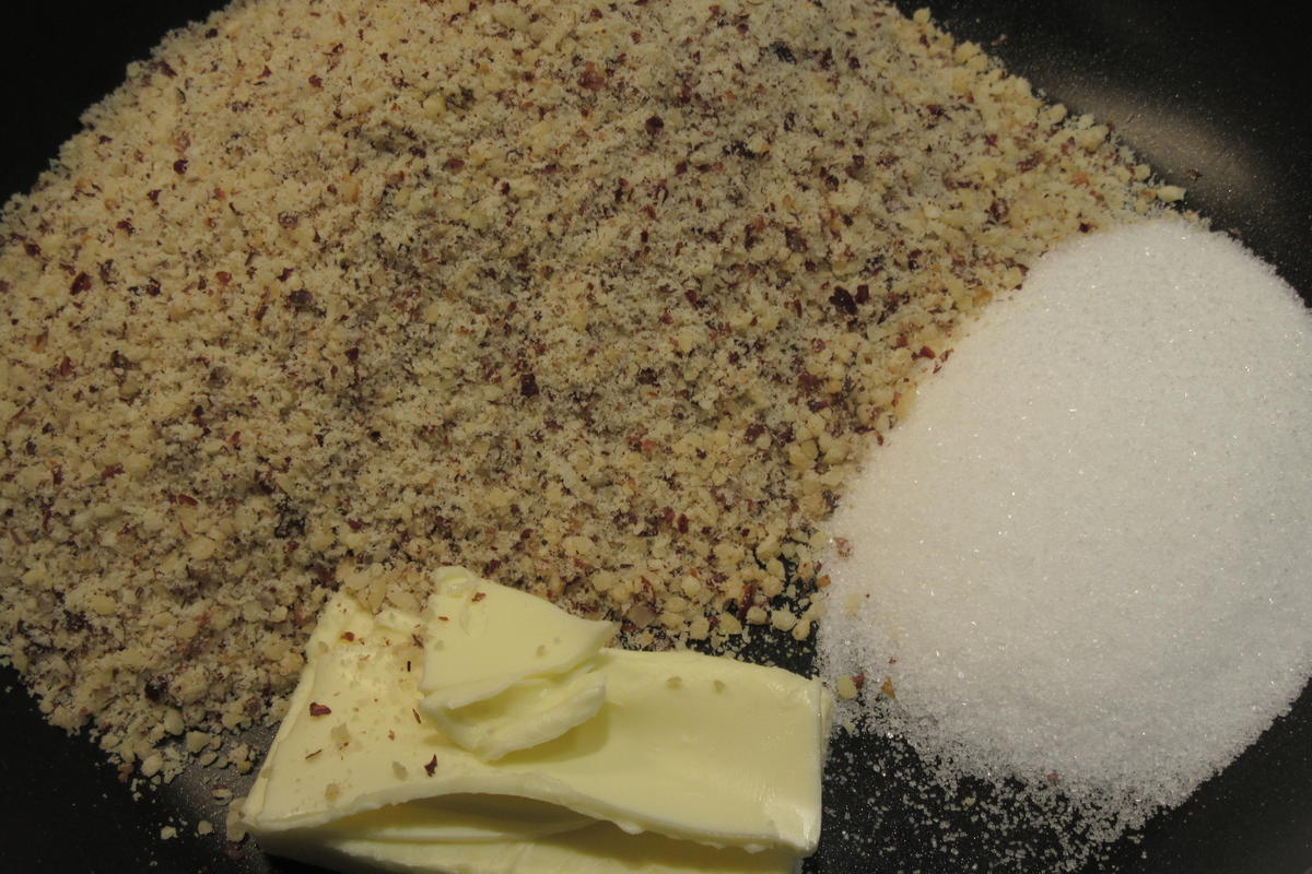 Rezept: Backen: Nusskuchen mit Ganache Bild Nr. 17613 Backen: Nusskuchen mit Ganache - Rezept - Bild Nr. 17613