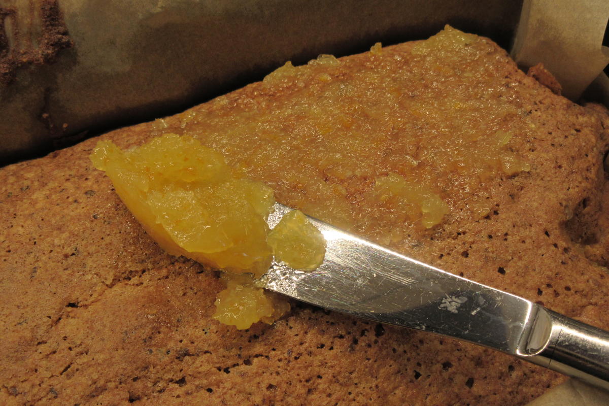 Rezept: Backen: Nusskuchen mit Ganache Bild Nr. 17619 Backen: Nusskuchen mit Ganache - Rezept - Bild Nr. 17619