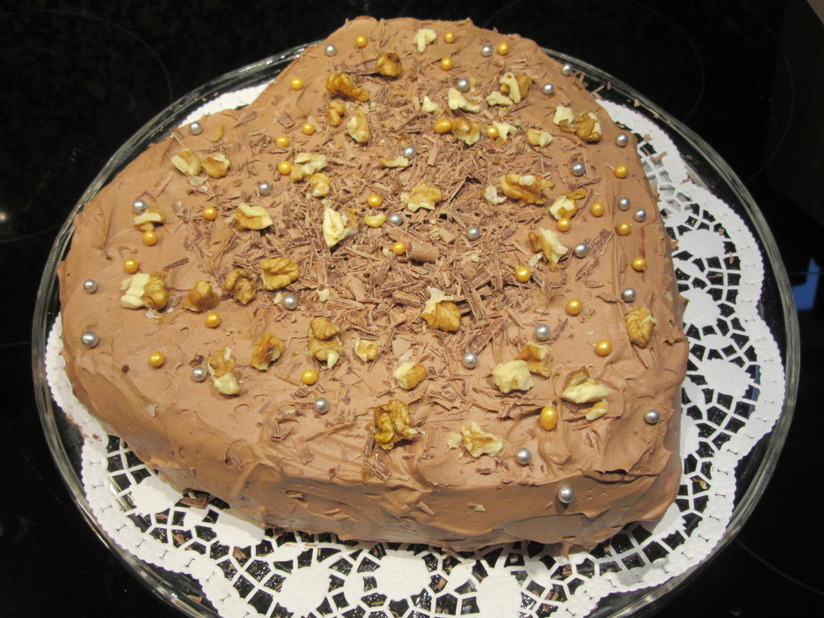 Backen: Schokoherz mit fruchtiger Füllung - Rezept - Bild Nr. 17638