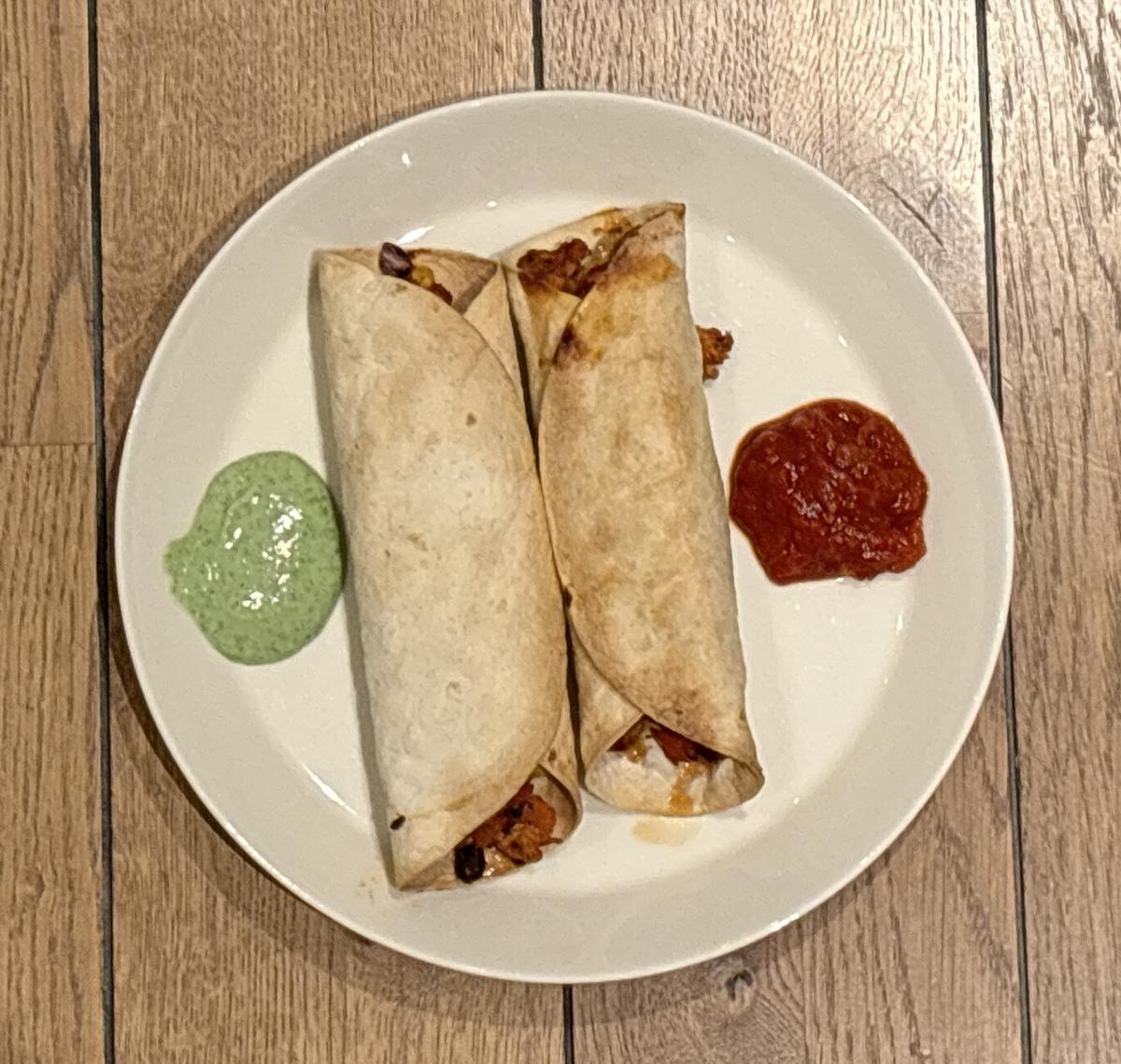 Tofu-Tortillas mit Tomatensalsa-Sauce - Rezept - Bild Nr. 17639