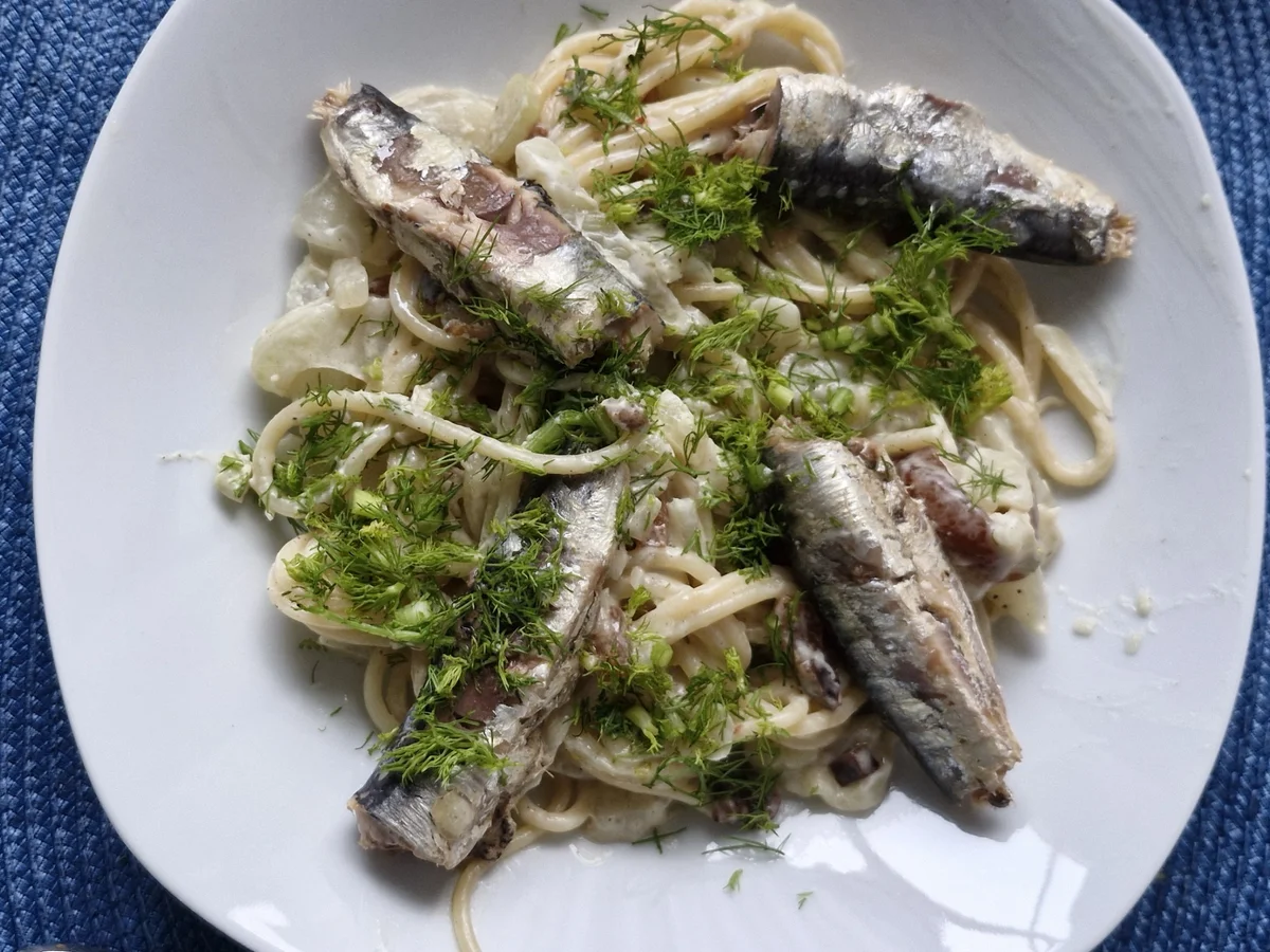 Spaghetti mit Fenchel und Sardinen - Rezept - Bild Nr. 17639