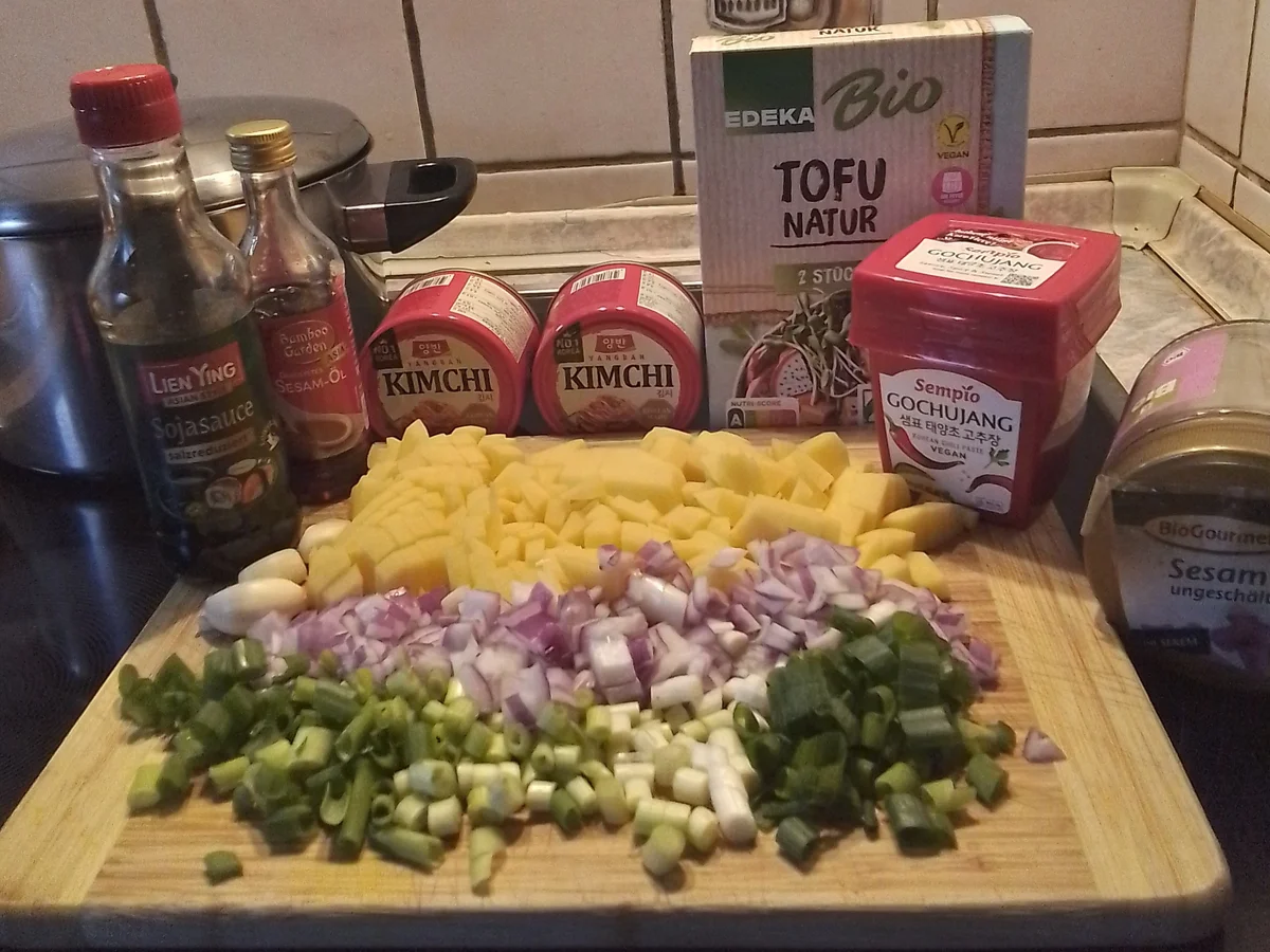 Kimchi- Eintopf mit Tofu - Rezept - Bild Nr. 17639