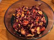 Rotkohlsalat mit Früchten - Rezept - Bild Nr. 17639