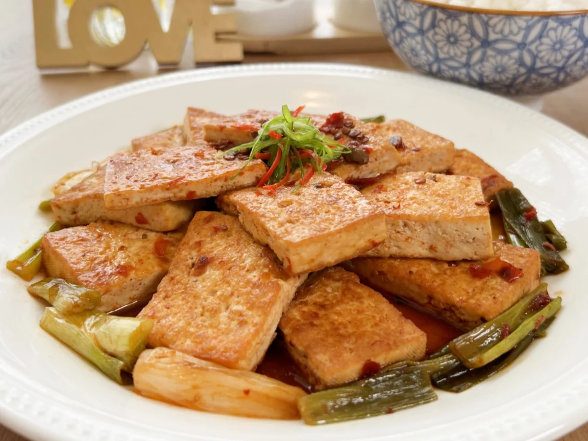 Geschmorter Tofu - Rezept - Bild Nr. 17845